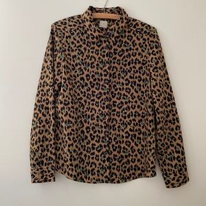 Des Petits Hauts léopard-printed blouse T1